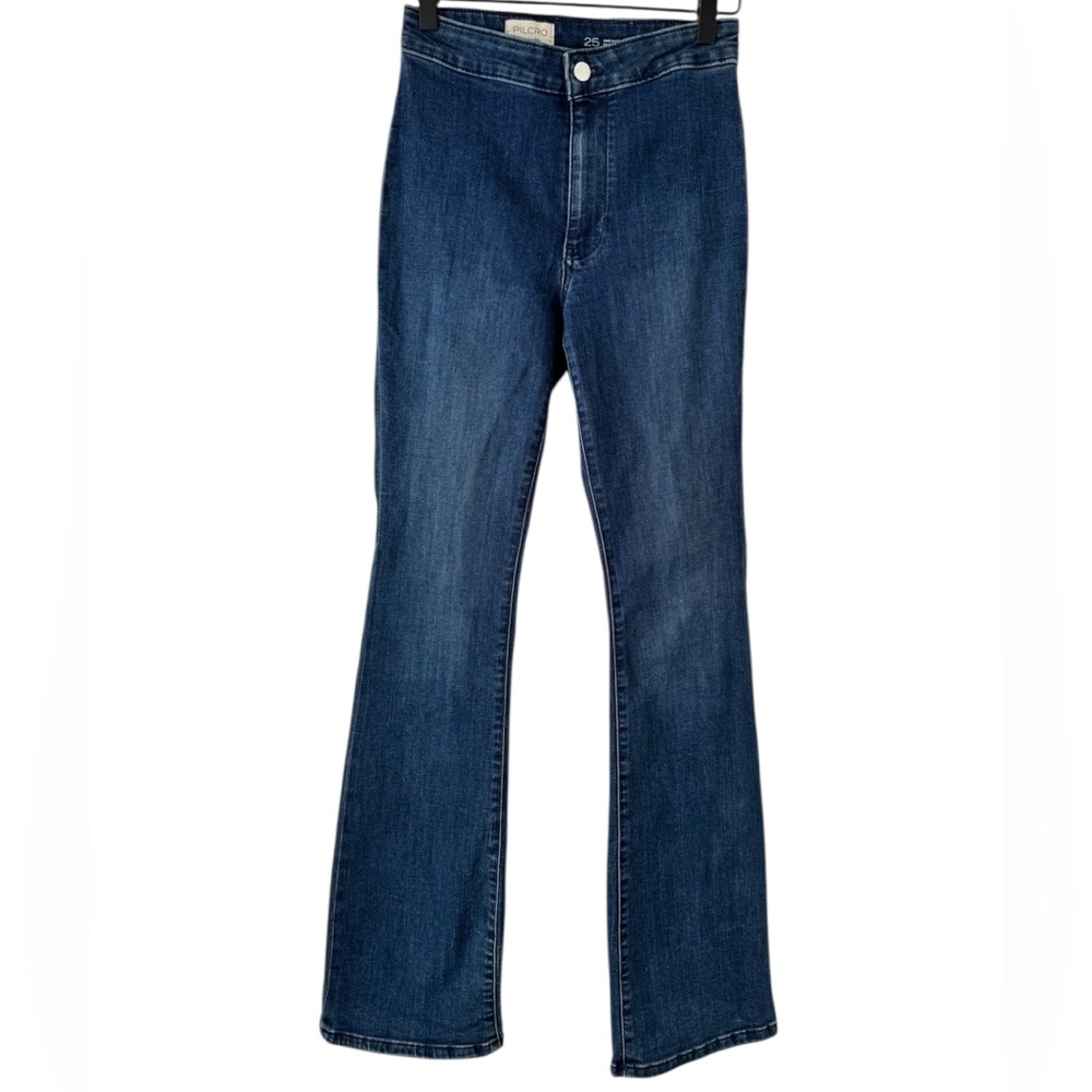 Pilcro Women’s Dark Blue Flare Jeans